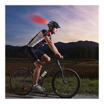 Fahrradhelm für Erwachsene Dunlop M Schwarz LED Leicht