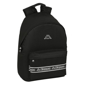 School Bag Kappa 31 x 41 x 16 cm Black