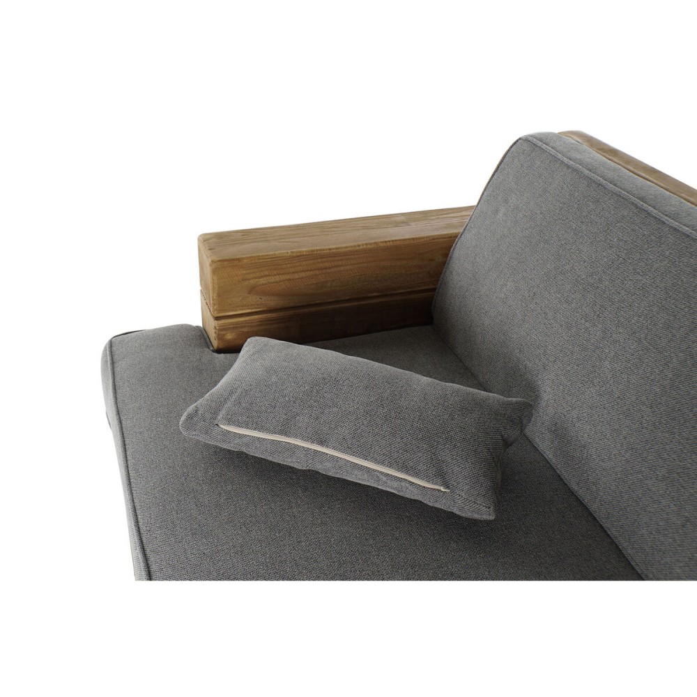 Sofa DKD Home Decor Grey Natural Alpino 224 x 95 x 82 cm