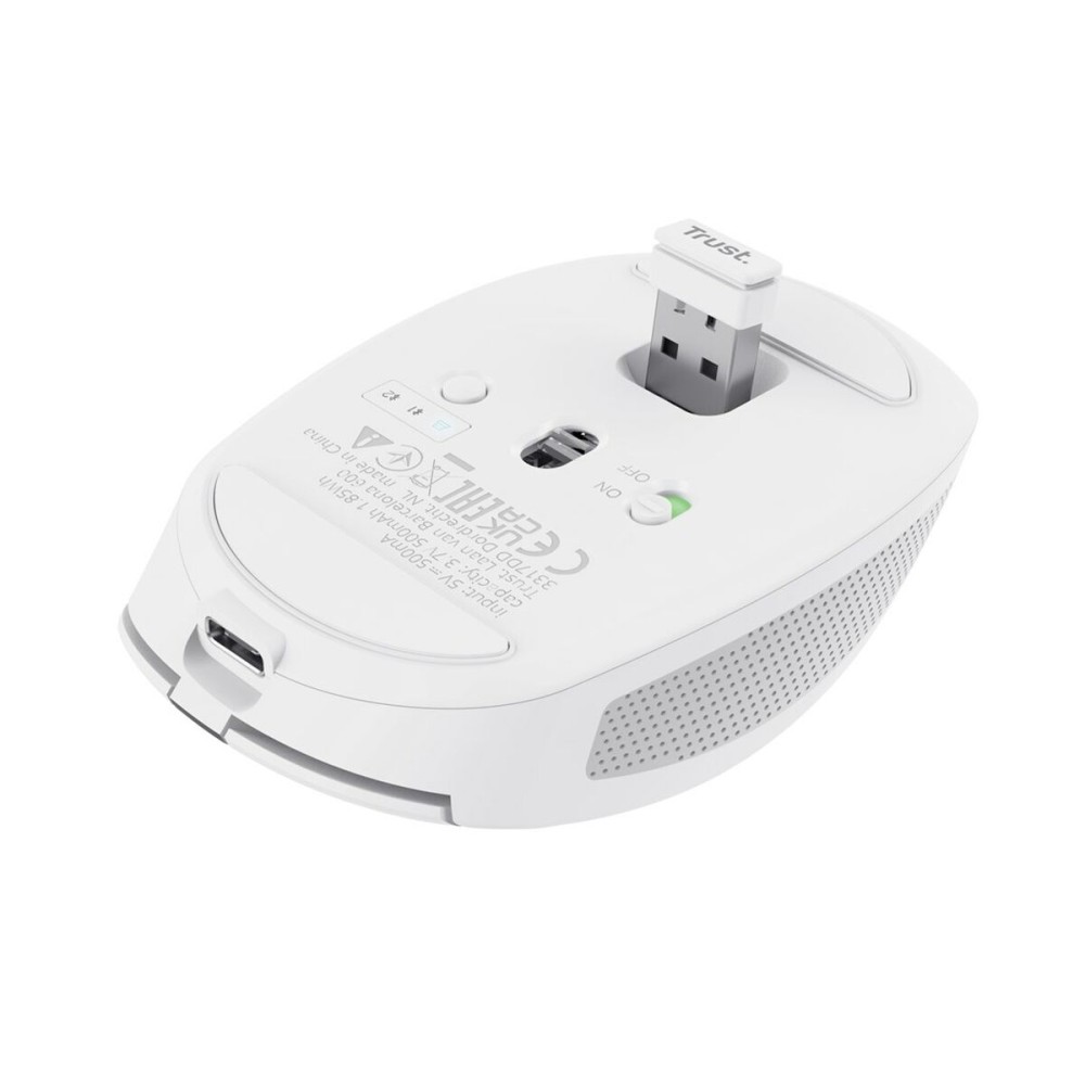 Souris Trust 24933 Blanc 3200 DPI