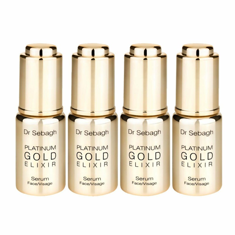 Gesichtsserum Dr. Sebagh Platinium Gold Elixir 4 x 10 ml