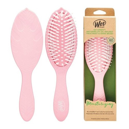 Detangling Hairbrush The Wet Brush Go Green Pink Softening