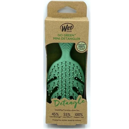 Brosse Démêlante The Wet Brush Go Green Vert Mini