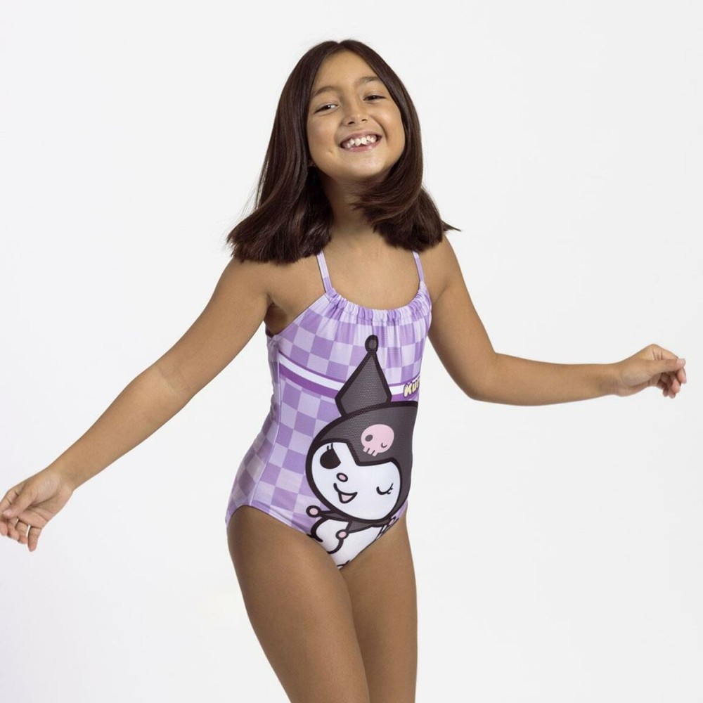 Badeanzug für Mädchen Hello Kitty Lila