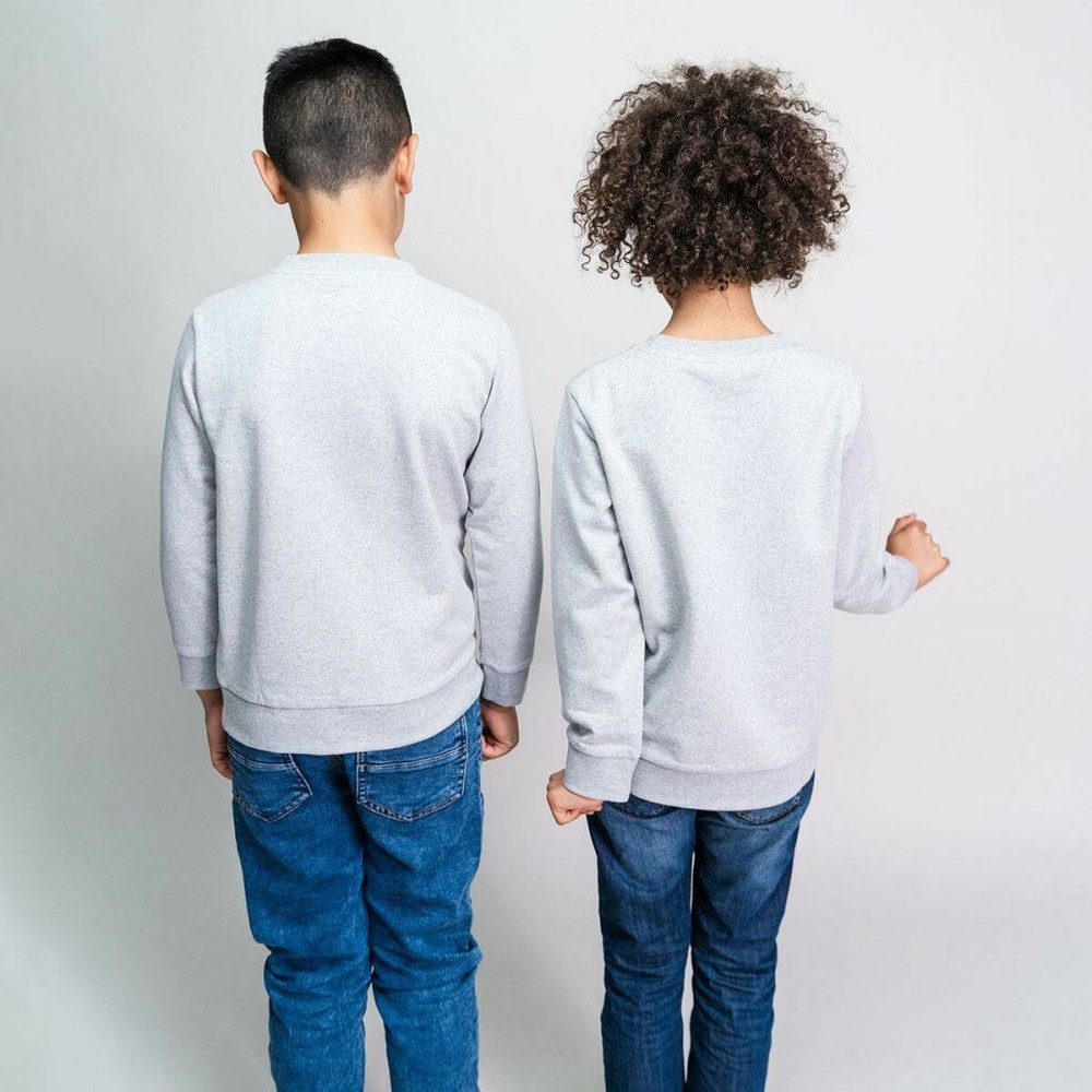 Sweat sans capuche enfant Mickey Mouse Gris