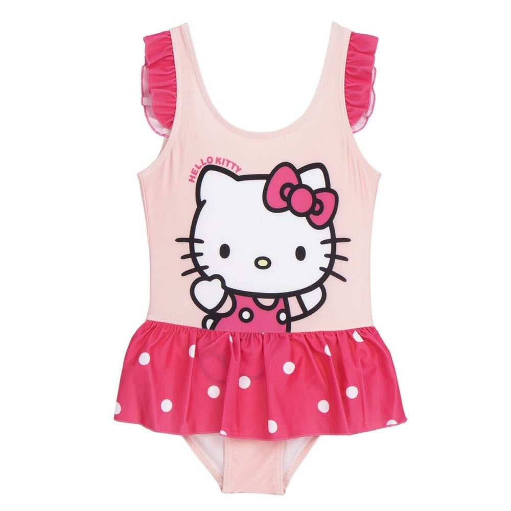 Badeanzug für Mädchen Hello Kitty Hellrosa