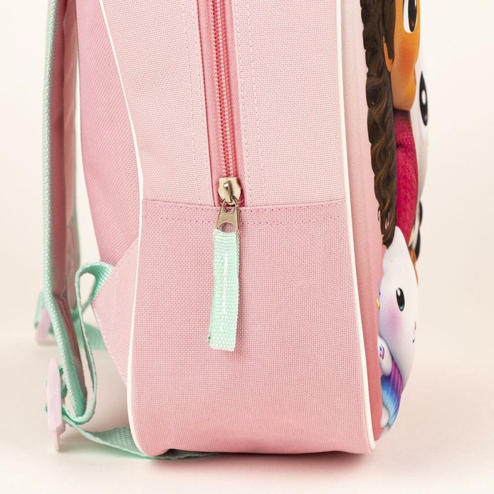 Schulrucksack 3D Gabby's Dollhouse Rosa 25 x 31 x 10 cm