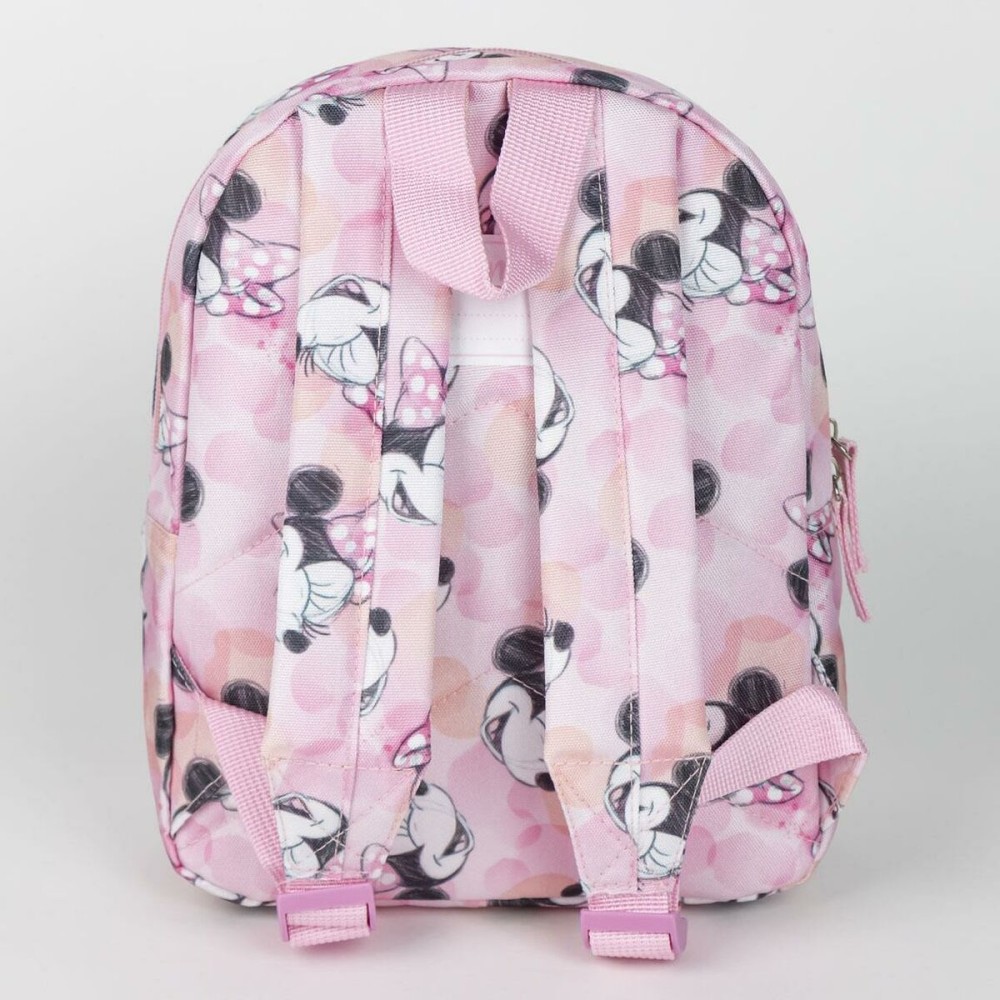 School Bag Minnie Mouse Pink 22 x 27 x 9 cm