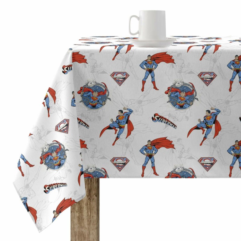 Fleckenabweisende geharzte Tischdecke Superman 05 Bunt 150 x 150 cm