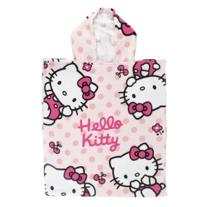 Poncho-Towel with Hood Hello Kitty Light Pink 50 x 111,5 cm