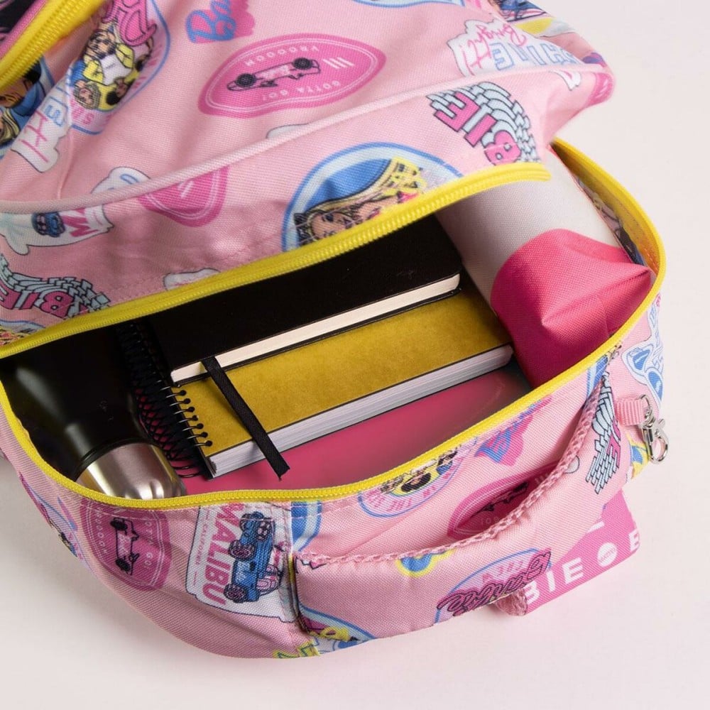 Cartable Barbie Fuchsia 34 x 5,5 x 44 cm