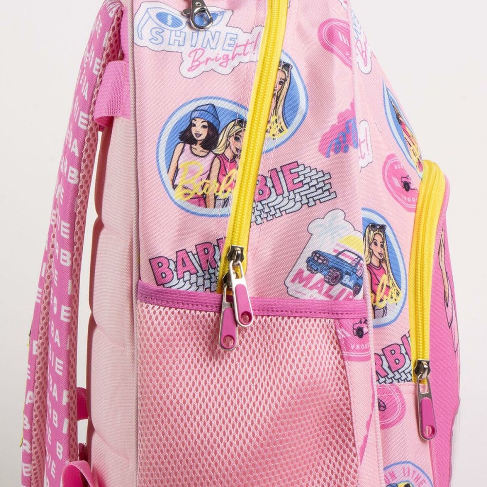 School Bag Barbie Fuchsia 34 x 5,5 x 44 cm