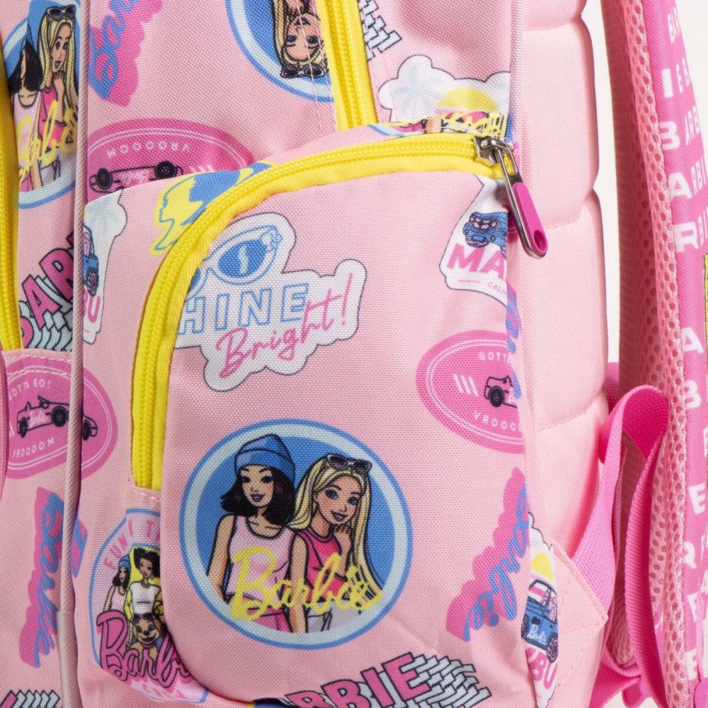 School Bag Barbie Fuchsia 34 x 5,5 x 44 cm