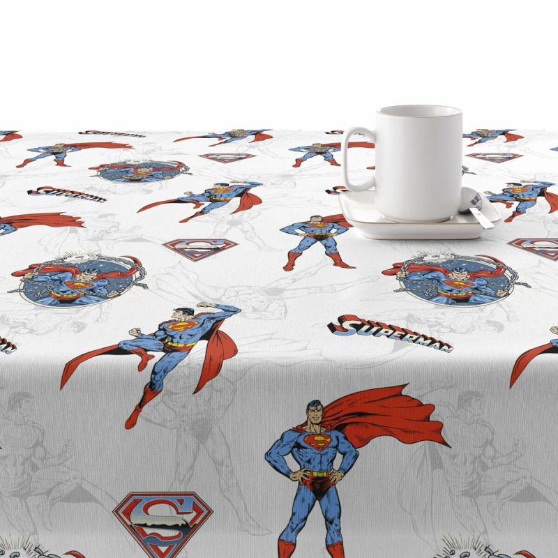 Stain-proof resined tablecloth Superman 05 Multicolour 300 x 150 cm