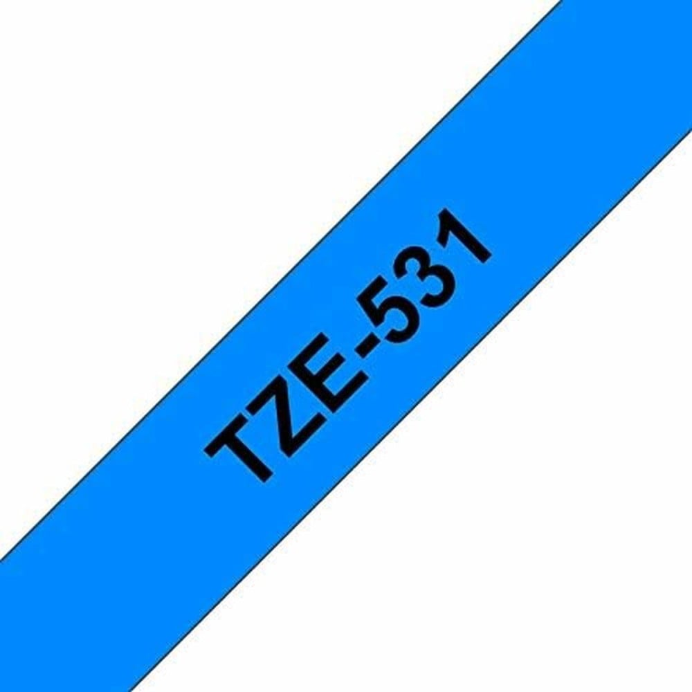 Ruban Laminé pour Etiqueteuses Brother Tape TZE531 Bleu 12 mm