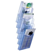 Counter Display Archivo 2000 Archiplay Wall Transparent Din A4 Blue