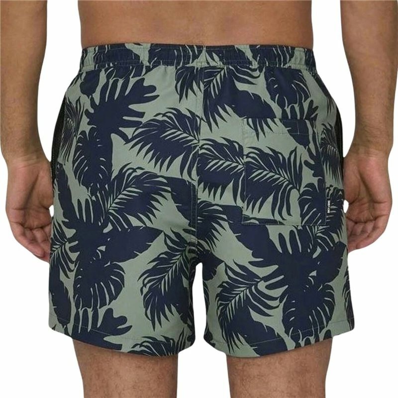 Men’s Bathing Costume Only & Sons Onsted Life Flower 2 Green