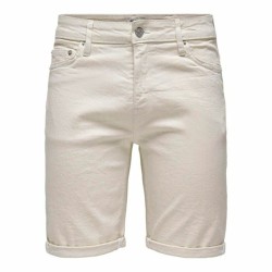 Shorts pour Hommes Only & Sons Onsply 9296 Ecru Beige