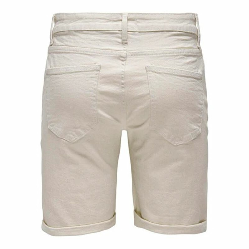 Herren Shorts Only & Sons Onsply 9296 Ecru Beige