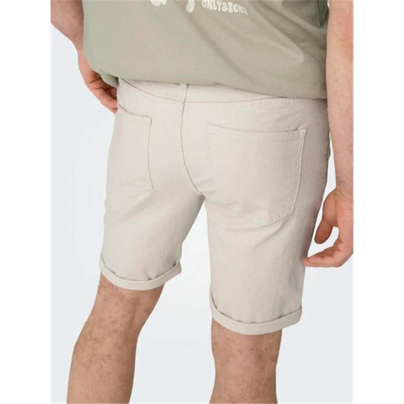 Men's Shorts Only & Sons Onsply 9296 Ecru Beige