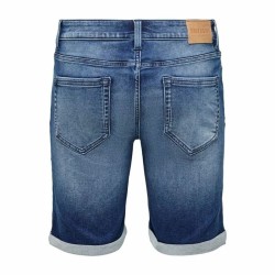 Herren Jeans Shorts Only & Sons Onsply Dark Mid Blue Blau