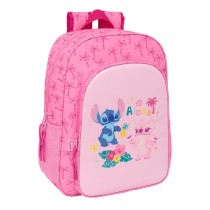 Schulrucksack Lilo & Stitch Chill Rosa 33 x 42 x 14 cm