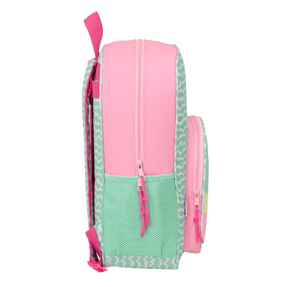 Schulrucksack Lilo & Stitch Ice cream Rosa 33 x 42 x 14 cm