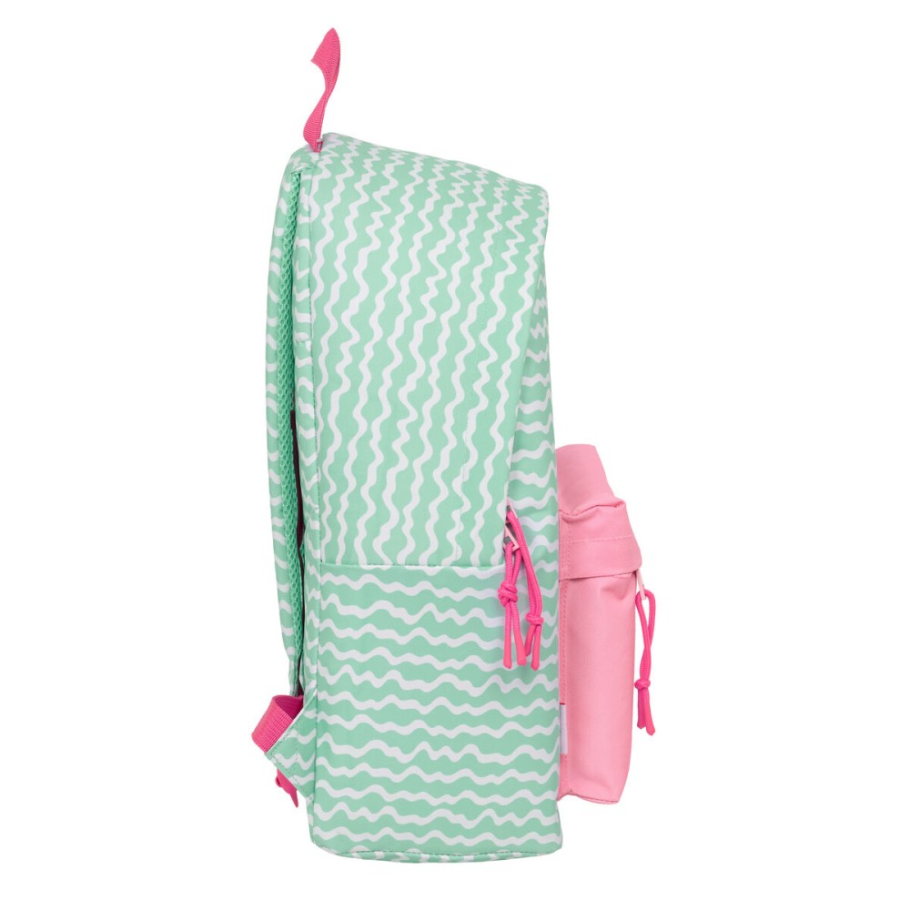 Schulrucksack Lilo & Stitch Ice cream Rosa 33 x 42 x 15 cm