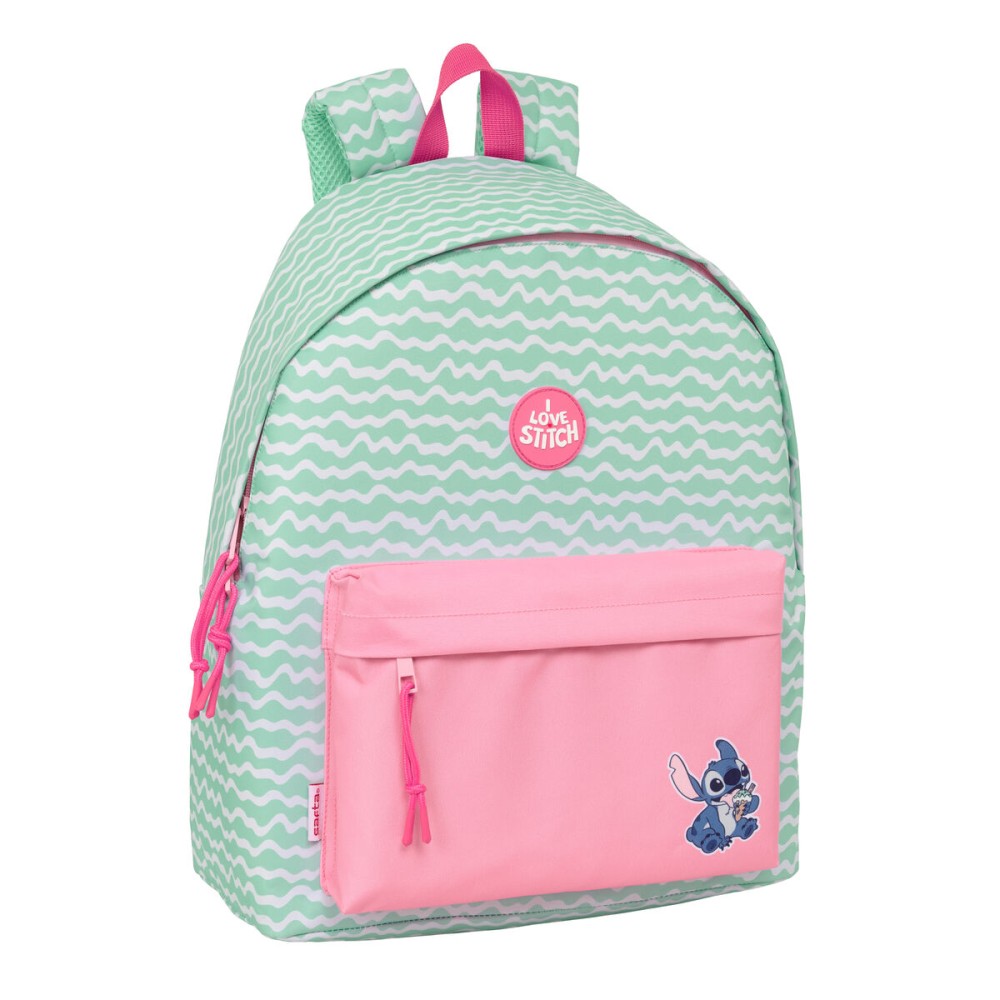Schulrucksack Lilo & Stitch Ice cream Rosa 33 x 42 x 15 cm