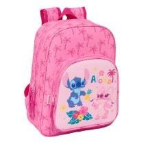 Schulrucksack Lilo & Stitch Chill Rosa Minze 26 x 34 x 11 cm