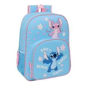 Schulrucksack Lilo & Stitch Happy Himmelsblau 33 x 42 x 14 cm