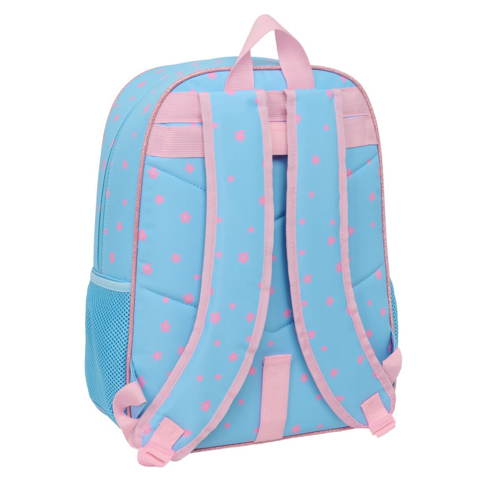 Schulrucksack Lilo & Stitch Happy Himmelsblau 33 x 42 x 14 cm