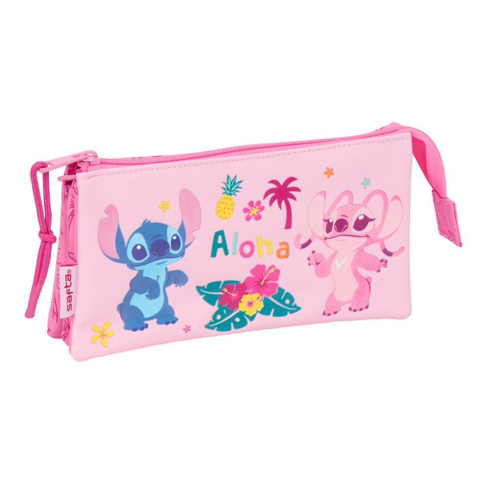 Allzwecktasche Lilo & Stitch Chill Rosa Minze 22 x 12 x 3 cm