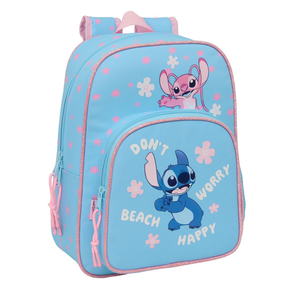 Schulrucksack Lilo & Stitch Happy Himmelsblau 26 x 34 x 11 cm