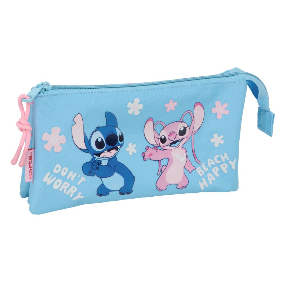 Holdall Lilo & Stitch Happy Sky blue 22 x 12 x 3 cm