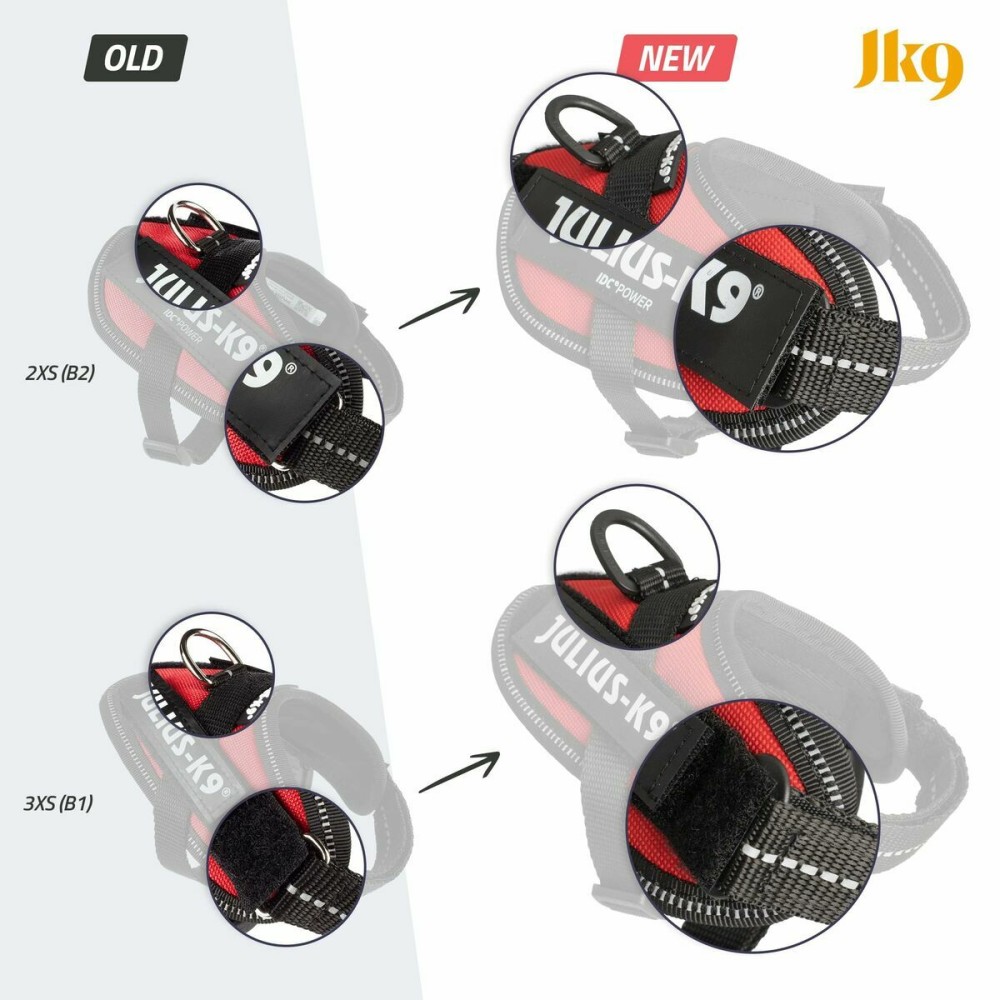 Harnais pour Chien Julius K9 IDC Rouge