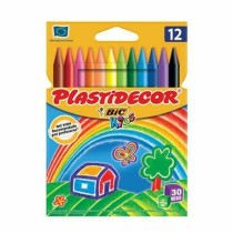 Crayons gras de couleur Bic Multicouleur
