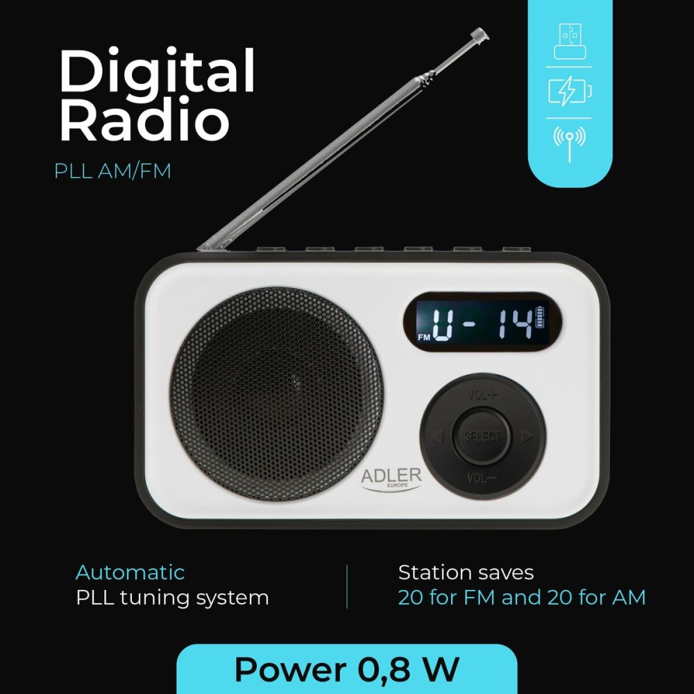 Radio Adler Black