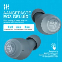 Headphones with Microphone JLab IEUEBGAIRPOPRSLT124 Grey Board