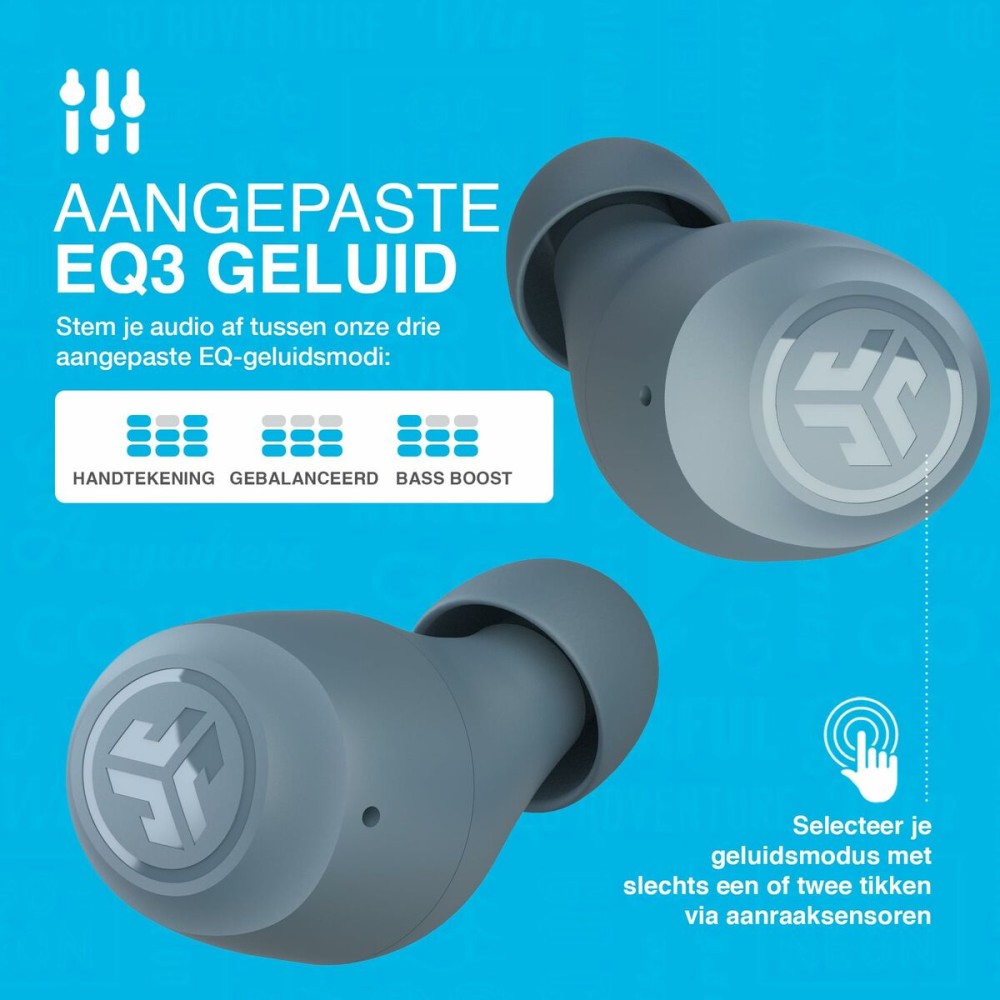 Headphones with Microphone JLab IEUEBGAIRPOPRSLT124 Grey Board