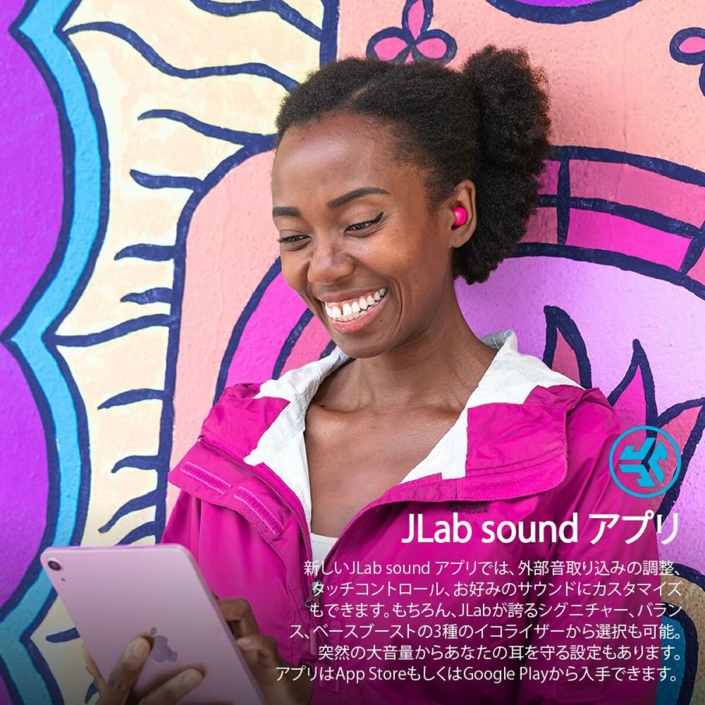Wireless Earphones with Charging Case JLab IEUEBJBMINIRPNK124 Pink