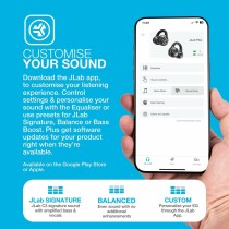 Wireless Earphones with Charging Case JLab IEUEBJBOPSPRTRBLK82 Black