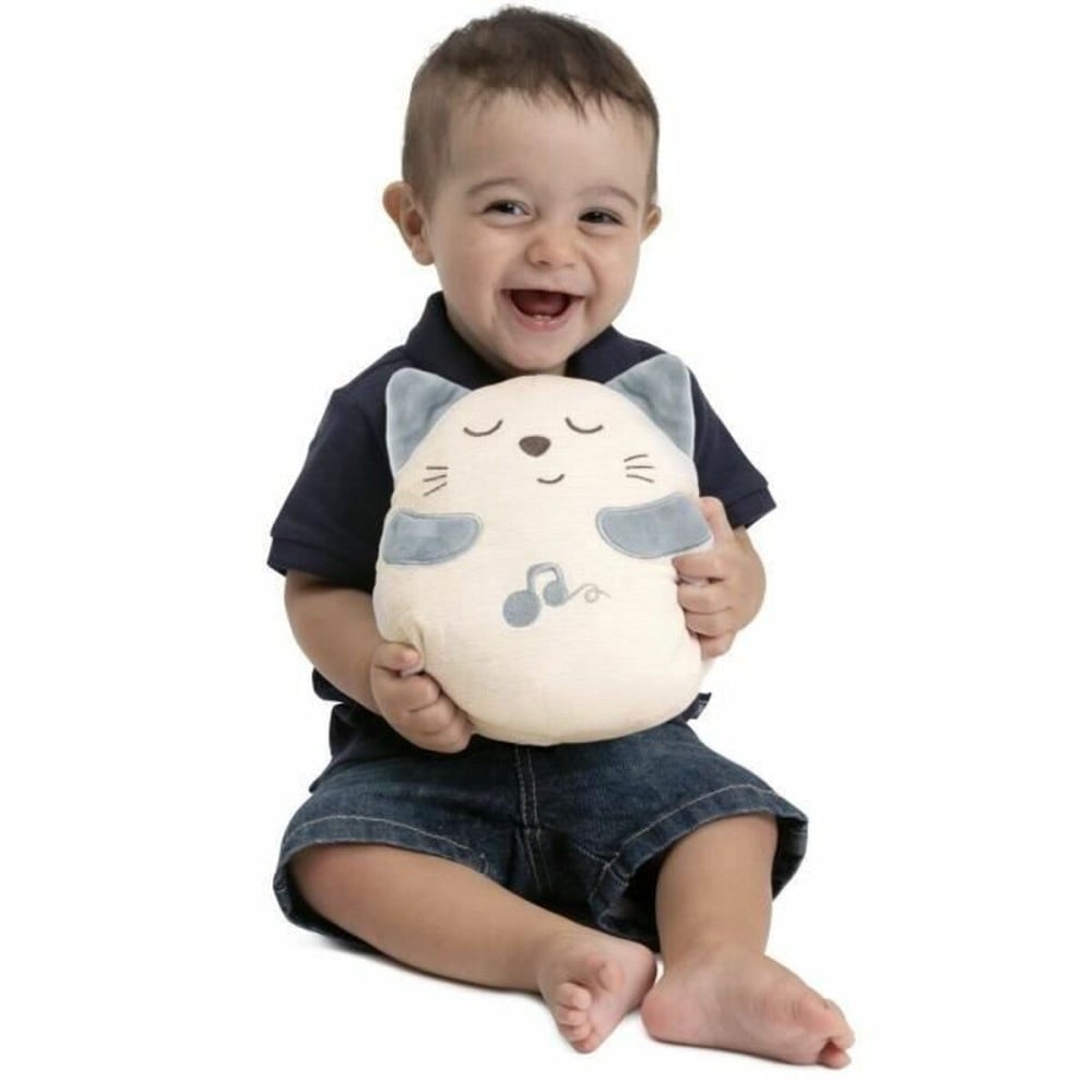 Peluche sonore Chicco Chat Blanc