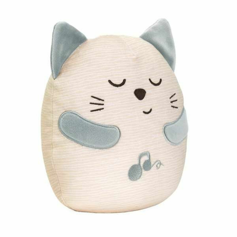 Soft toy with sounds Chicco Cat White