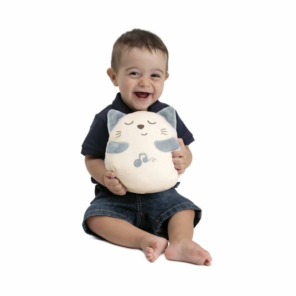 Peluche sonore Chicco Chat Blanc