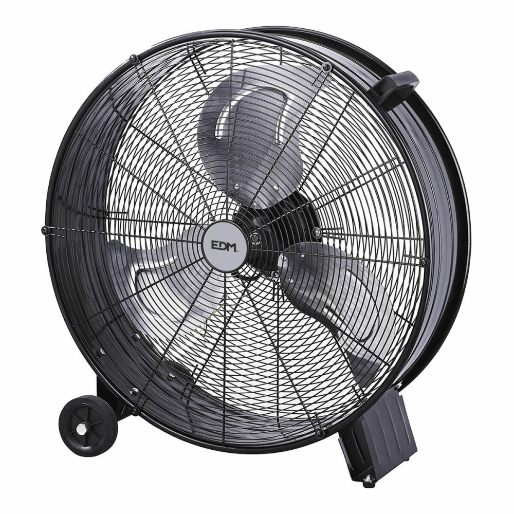 Ventilateur de Sol EDM Noir 180 W Ø 60 cm industriel