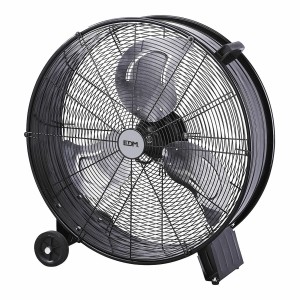 Ventilateur de Sol EDM Noir 180 W Ø 60 cm industriel