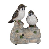 Dekorative Gartenfigur Progarden mit ton Vogel Deko-Figur Bunt Polypropylen