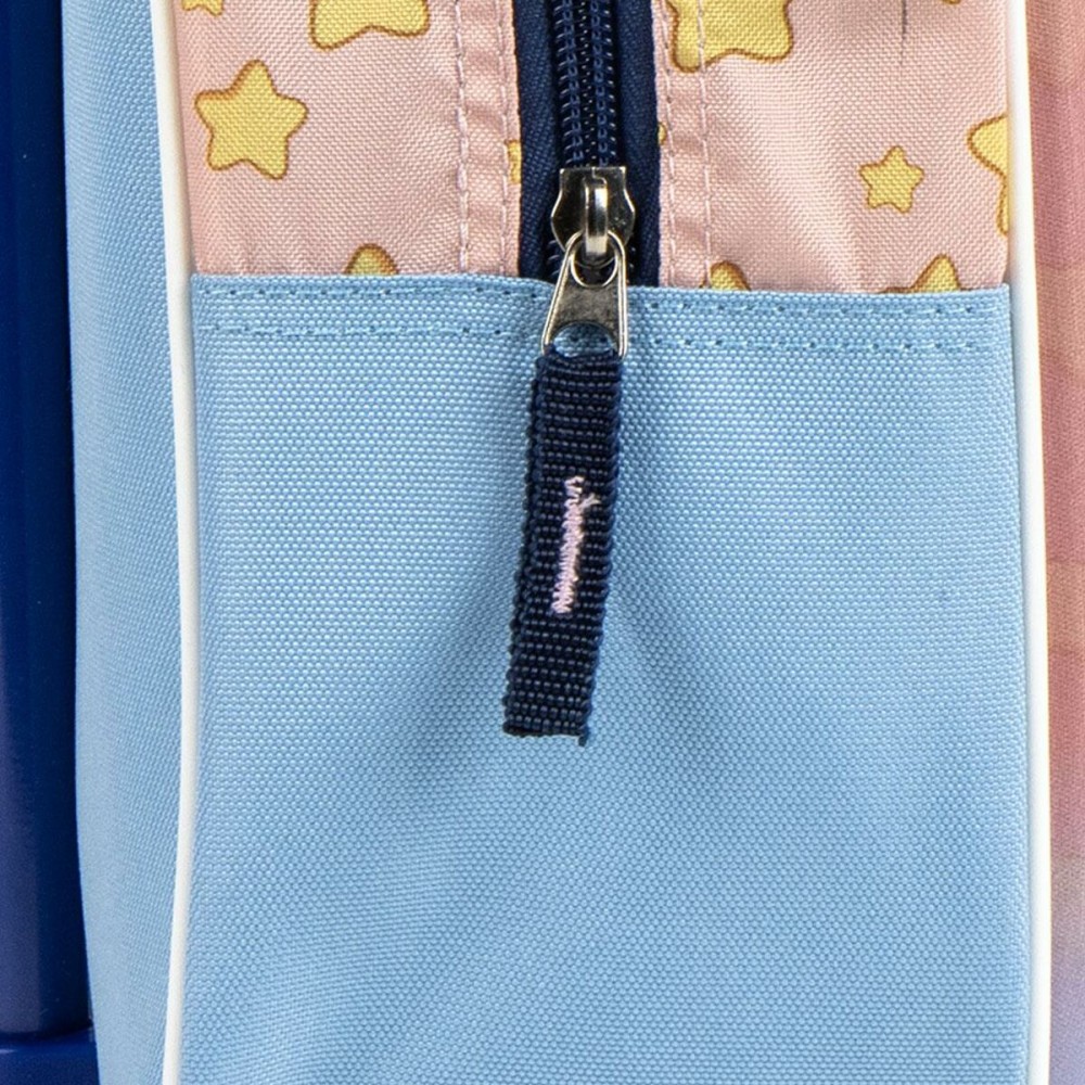 Schulrucksack 3D mit Rädern Bluey Rosa