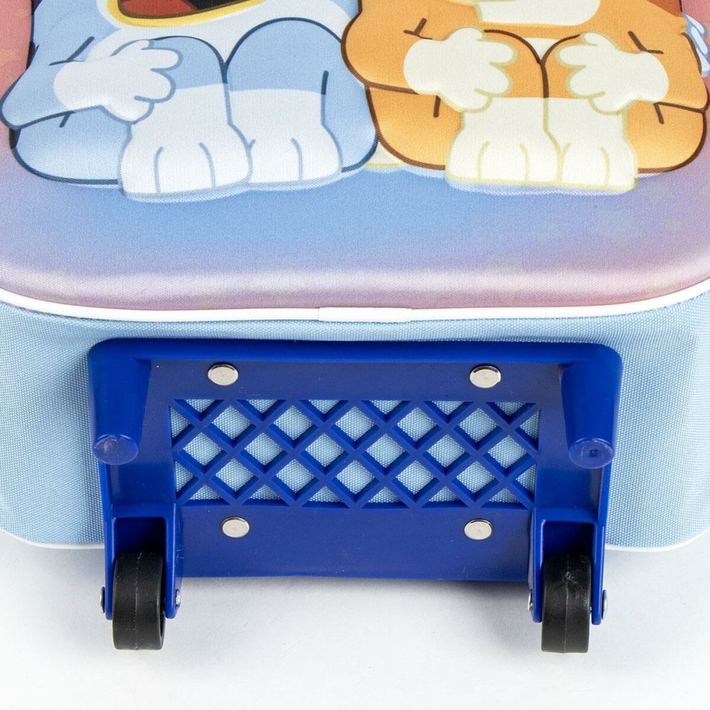 Cartable 3D avec roulettes Bluey Rose